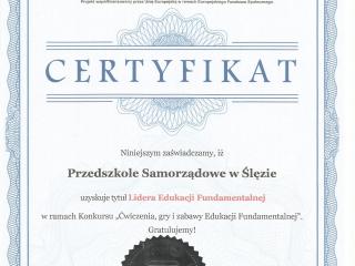 Certyfikat